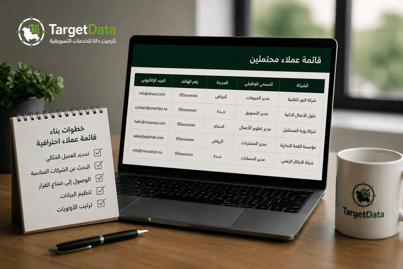 كيف تبني قائمة عملاء محتملين احترافية خلال ساعة واحدة؟